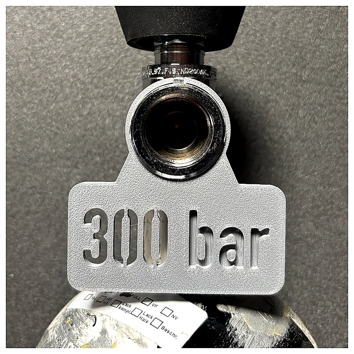 300 Bar Gas Cylinder Bottom Valve Valve Fittings Replacement Safety Gas Cylinder Valve