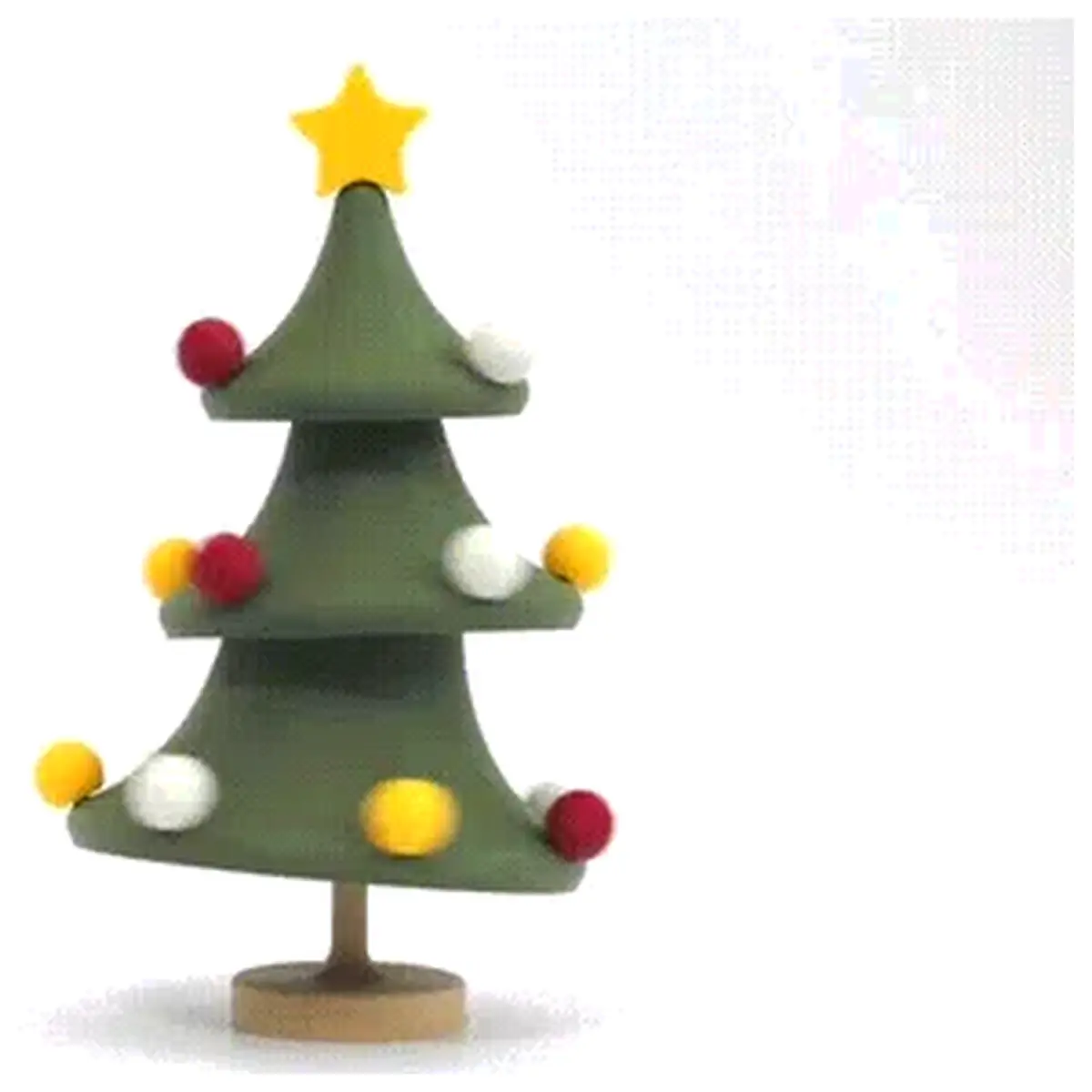 Wobbling Christmas Ornament Tree Decoration Accessories Festive D cor Christmas Display Small Christmas Figurine Holiday Gift