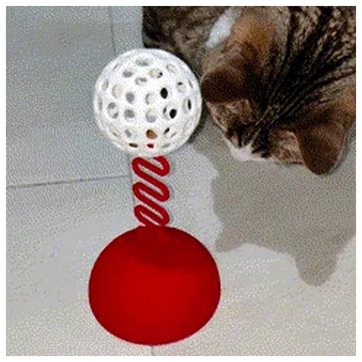 Wobbly Cat Toy Cat Teaser Wand Interactive Cat Toy Stress Relief Great for Kittens Seniors