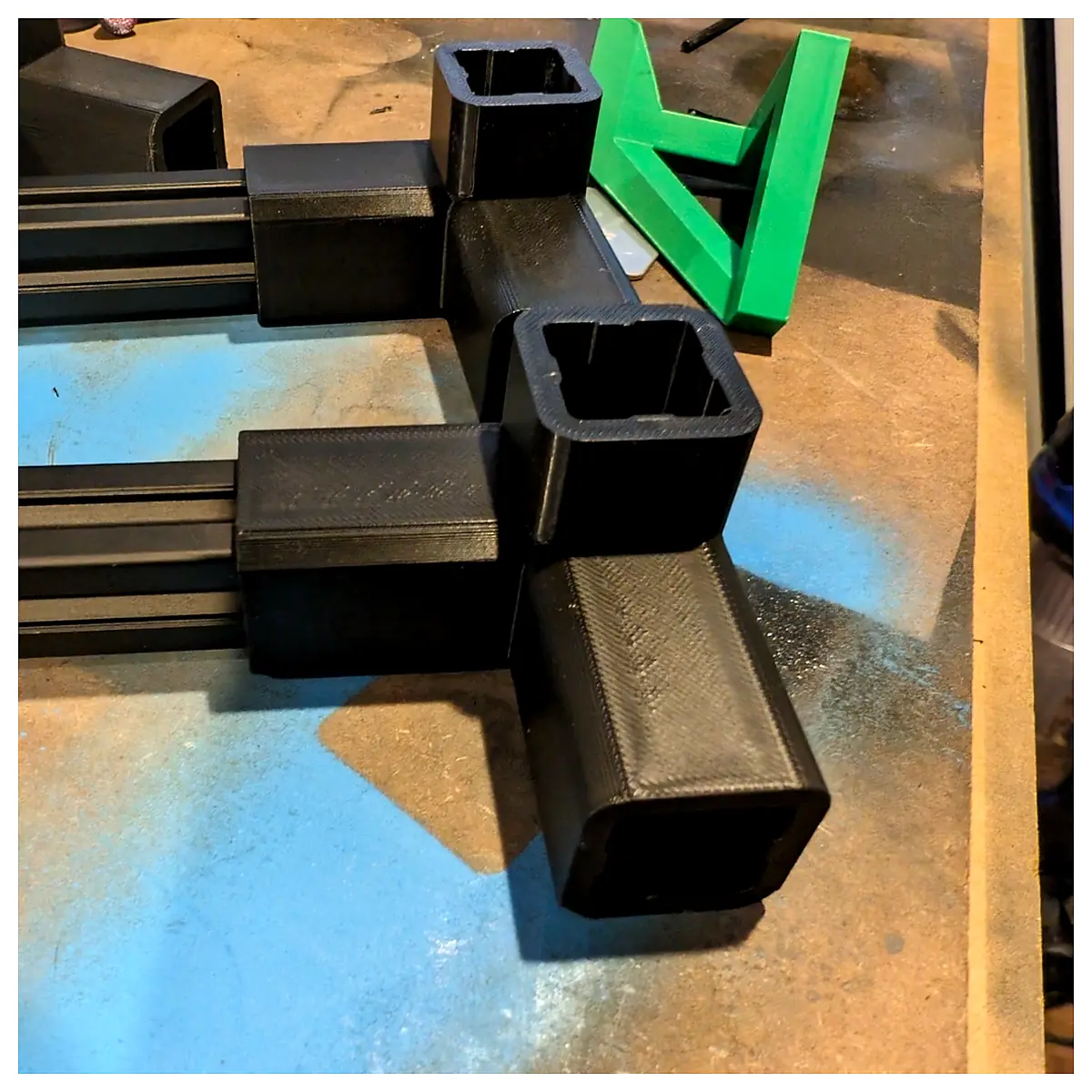 T Slot 3 Way Bracket Support Frame Structure 2020 Type Parts Repair Accessories