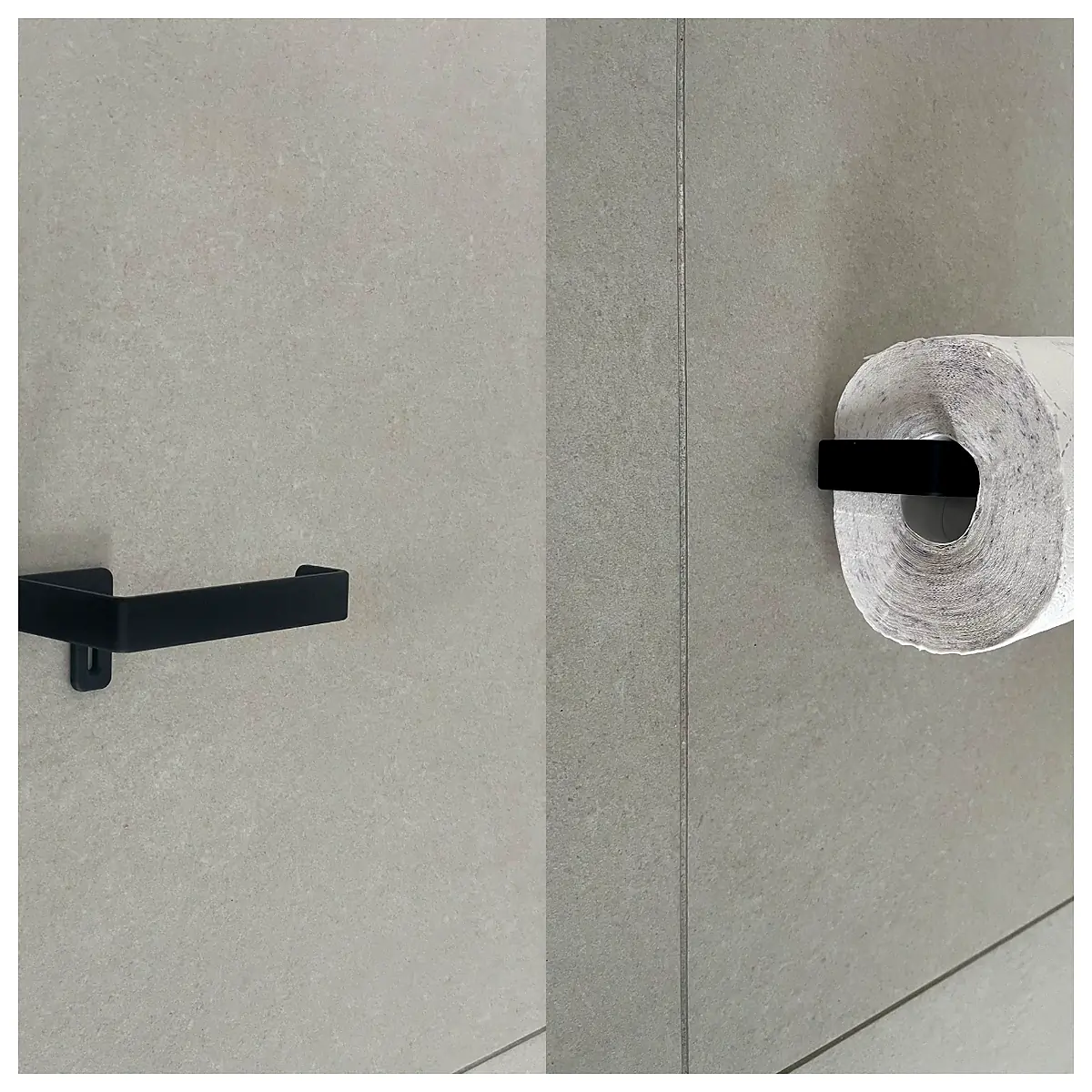 Slim Modern Toilet Paper Holder Bathroom Shelf Contemporary Design Tissue Stand Kitchen Accessory Bathroom Decor