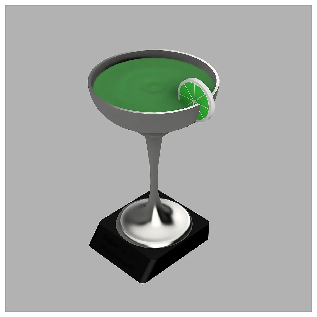 Silver Marguerite Trophy Award Ribbon Recognition Prize Medal Ceremony Gift Celebration Reward Party Event Silver Award