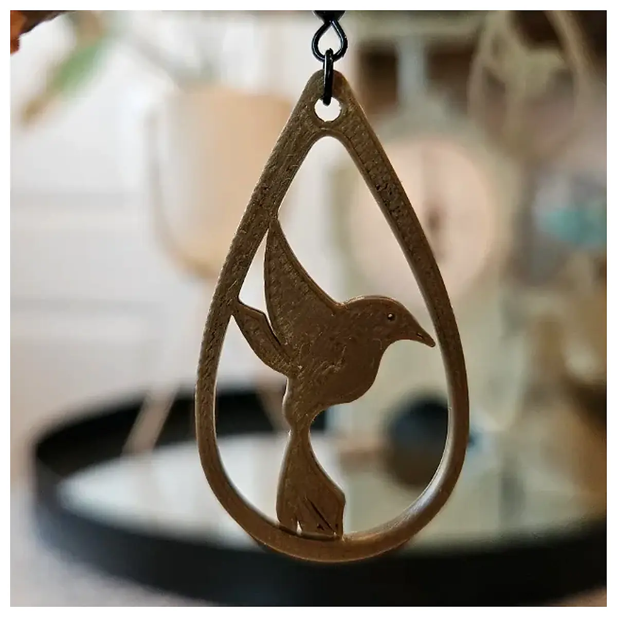 Hummingbird Earrings Waterdrop Shape Small Bird Earrings Jewelry Drip Drop Decoration Bird Shaped Earrings