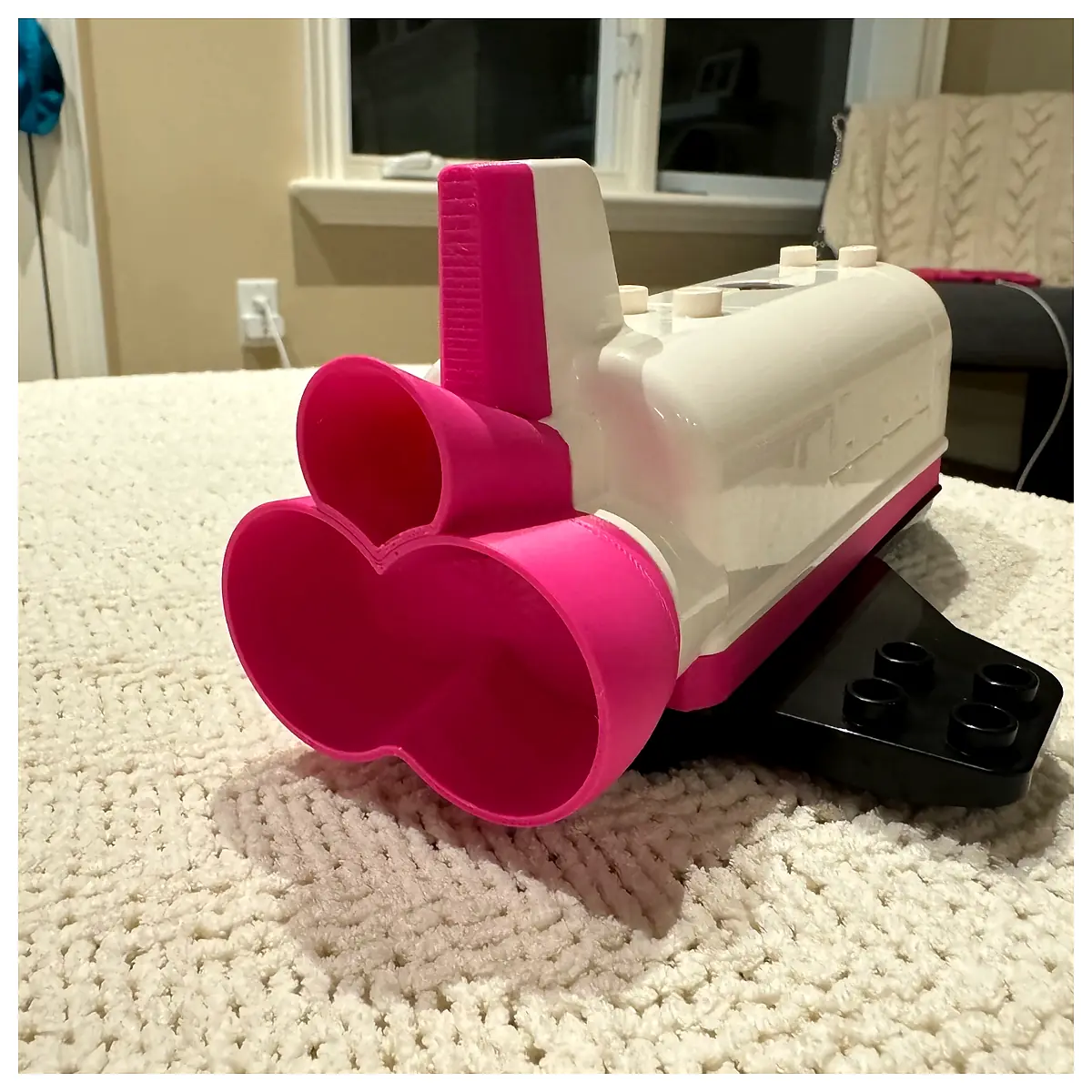 DupLo Shuttle Machine Exhaust Port Nozzle Adapter Accessory Replacement Parts Repair Compatible with DupLo