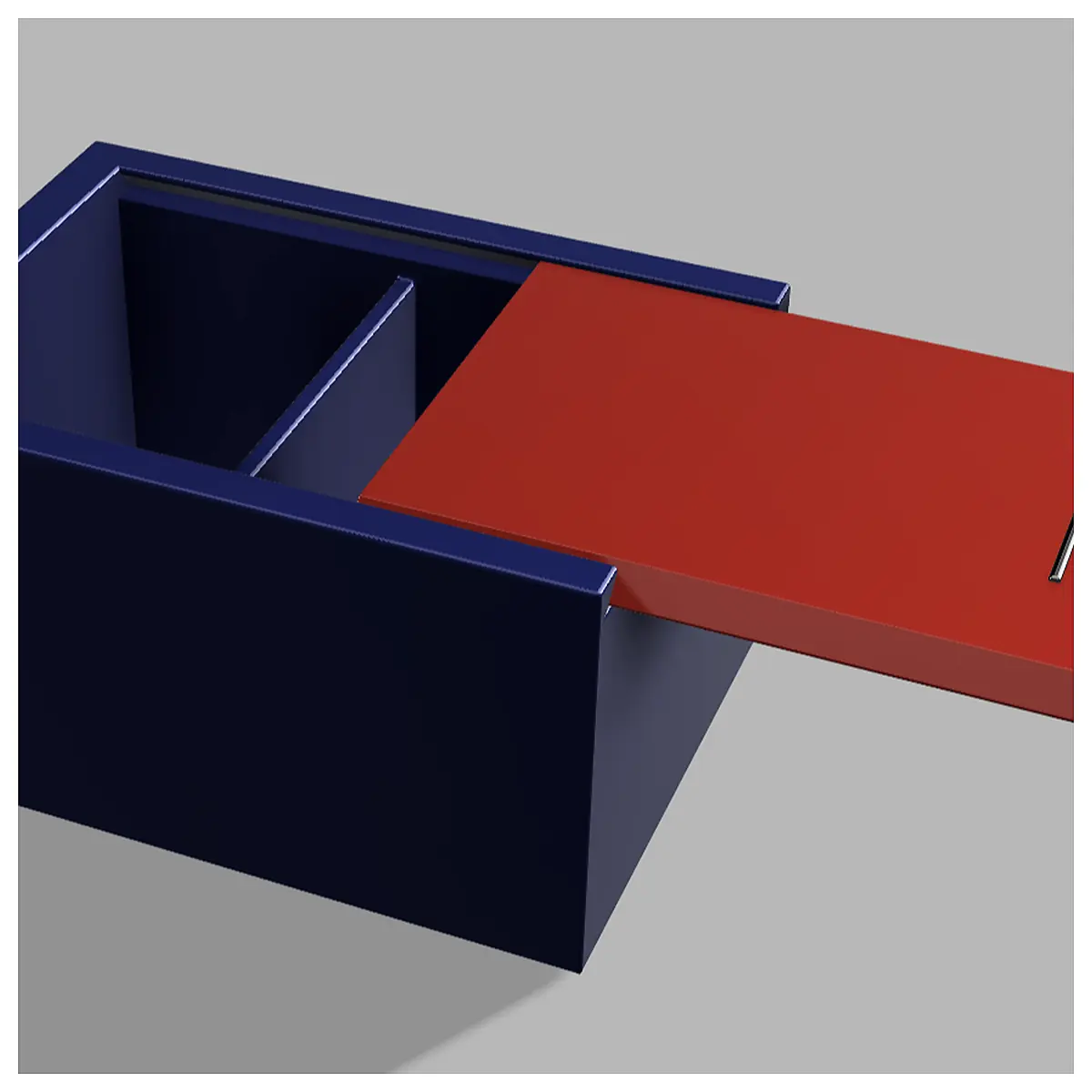 Removable Lid Box Parts Repair Replacement Packaging Shipping Storage Container