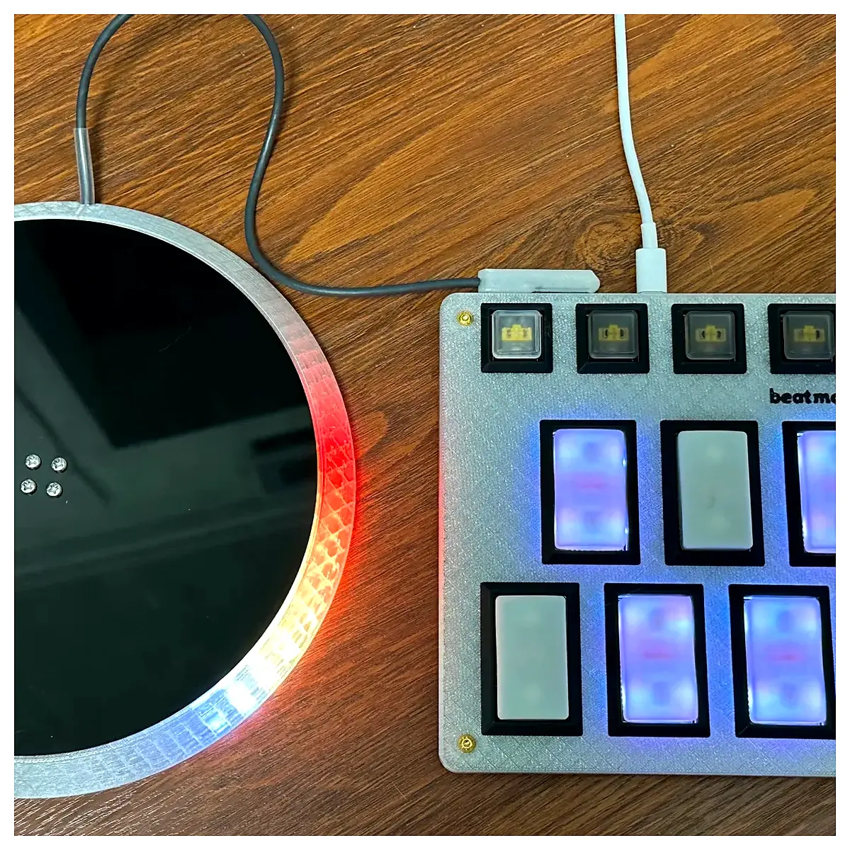 IIDX Pico Beatmania Controller Rhythm Game Accessory Music Controller Audio Equipment Beat Pad