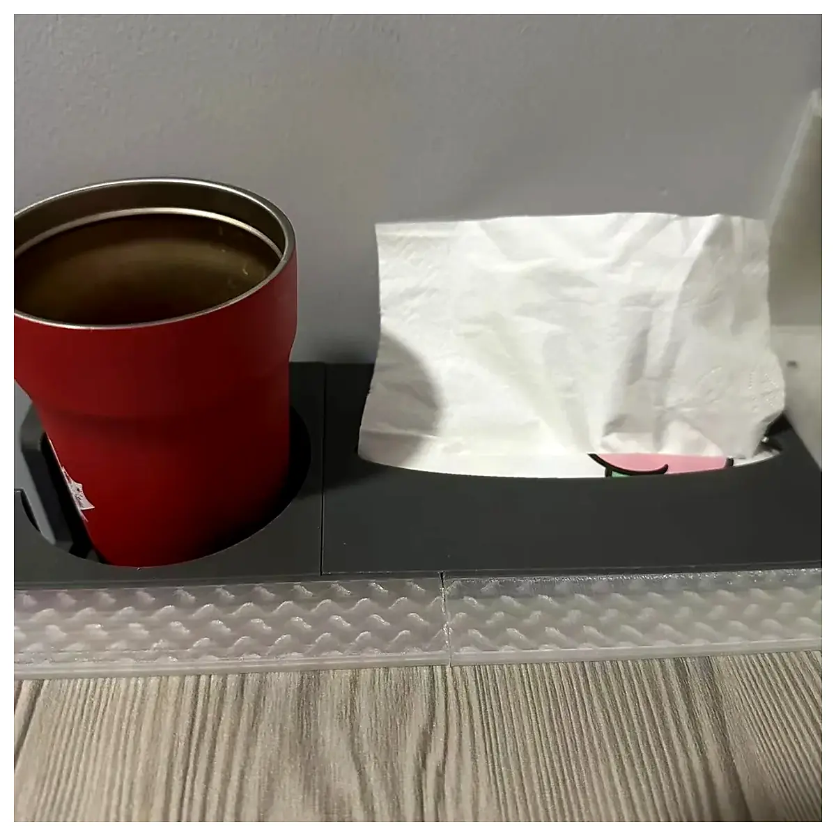 Desktop Paper Towel Holder Side Table Tissue Organizer Paperboard Stand Bathroom Shelf Kitchen Storage Modern Minimalist