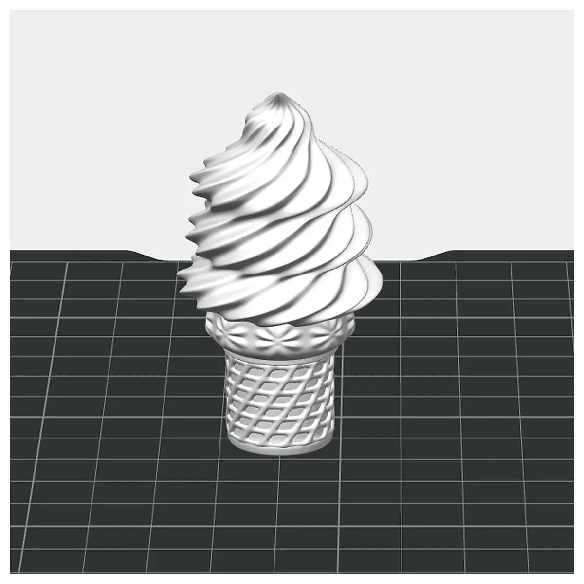Ice Cream Cone Chocolate Novelty Treat Dessert Party Decoration Toy Ice Cream Holder Party Supplies