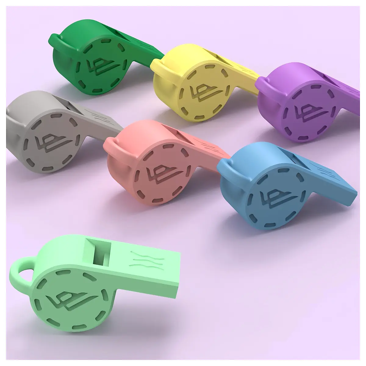 Traditional Whistle with Ball Keychain Loud Toy Rope Hole Outdoor Kids Gift Fun Sound Accessory