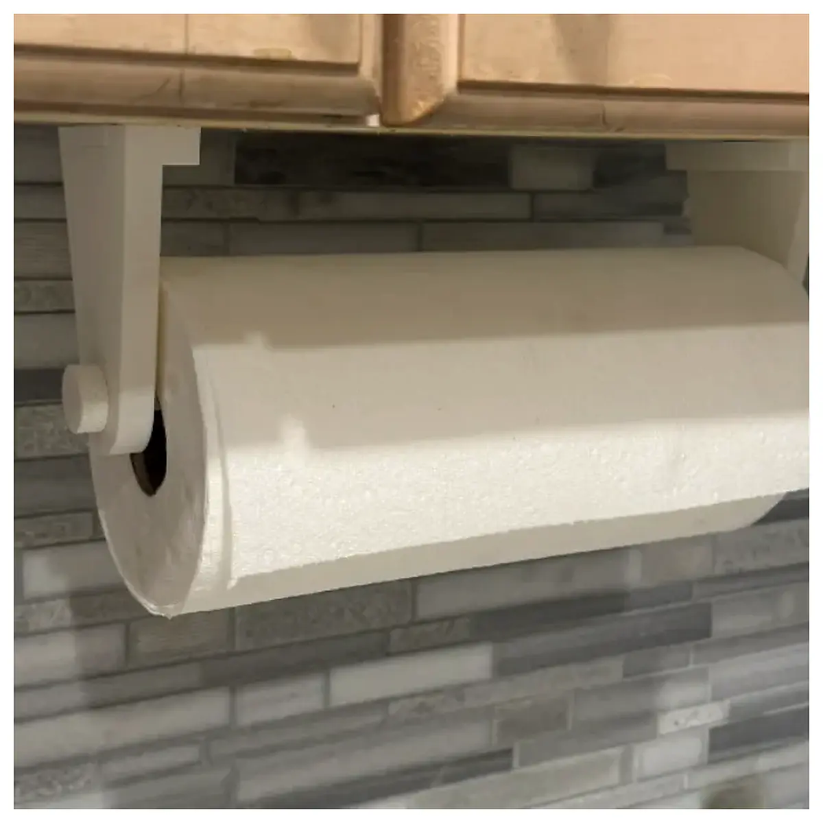 Kitchen Paper Towel Holder Shelf Paper Towel Stand Tissue Dispenser Wall Mounted Kitchen Storage Rack Paper Towel Organizer
