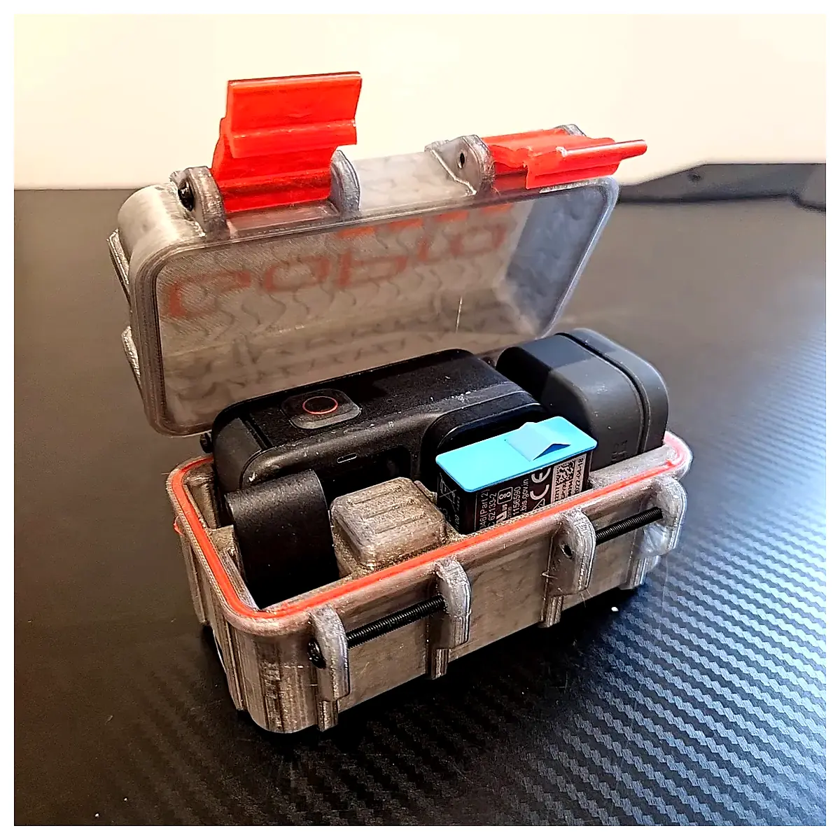 Durable GoPro Box 4 Compatible with GoPro 13 Case Phone Case Backpack Sports Camera Accessories Mount