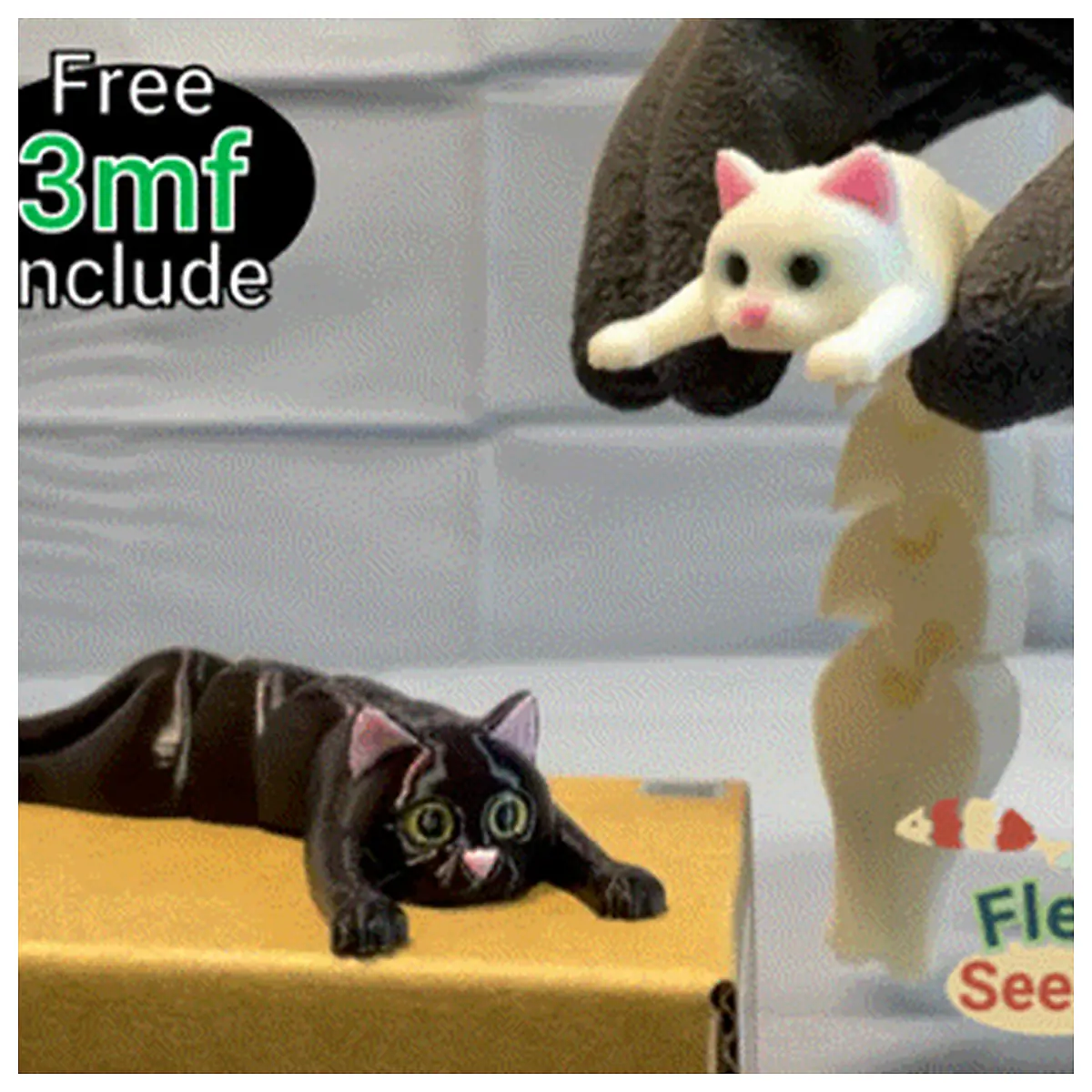 Flexible Cat Scratcher Catnip Toy Adjustable Cat Scratch Post Pet Interactive Relief Cat Claw Toy