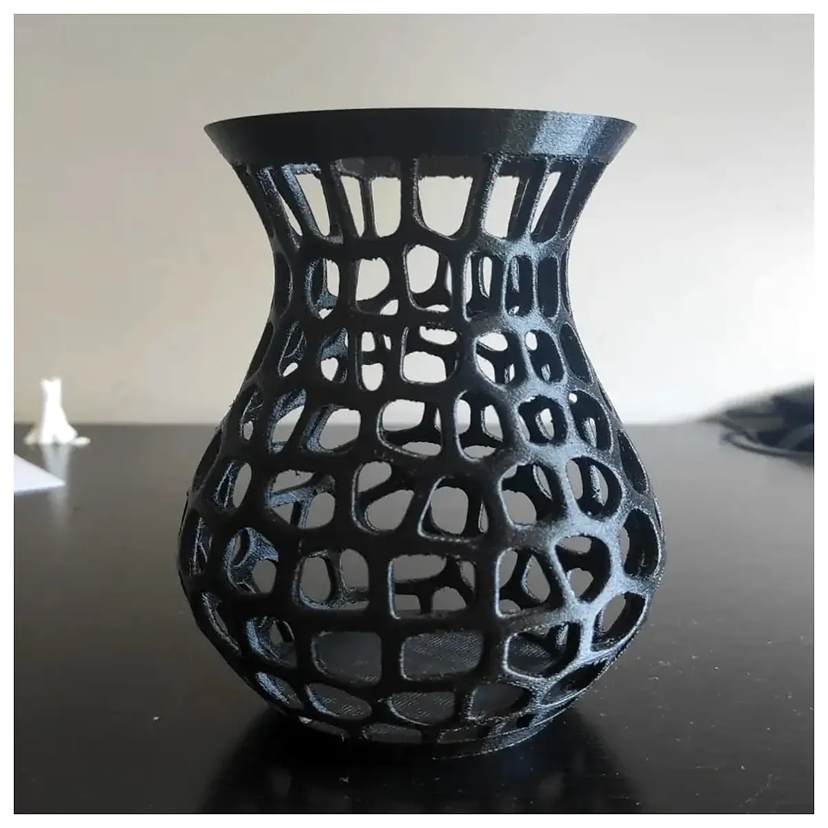 Voronoi Pattern Ceramic Vase Decorative Object Geometric Abstract Art Home Decor Tabletop Ornament Wall Art Modern Decoration