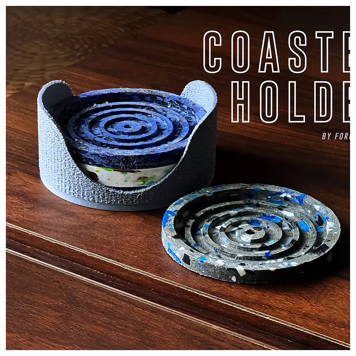 Forged TerraClay Cup Stand V1 Desktop Decoration Coffee Pad Holder Cup Mat Support Kitchen Accessory Home Decor