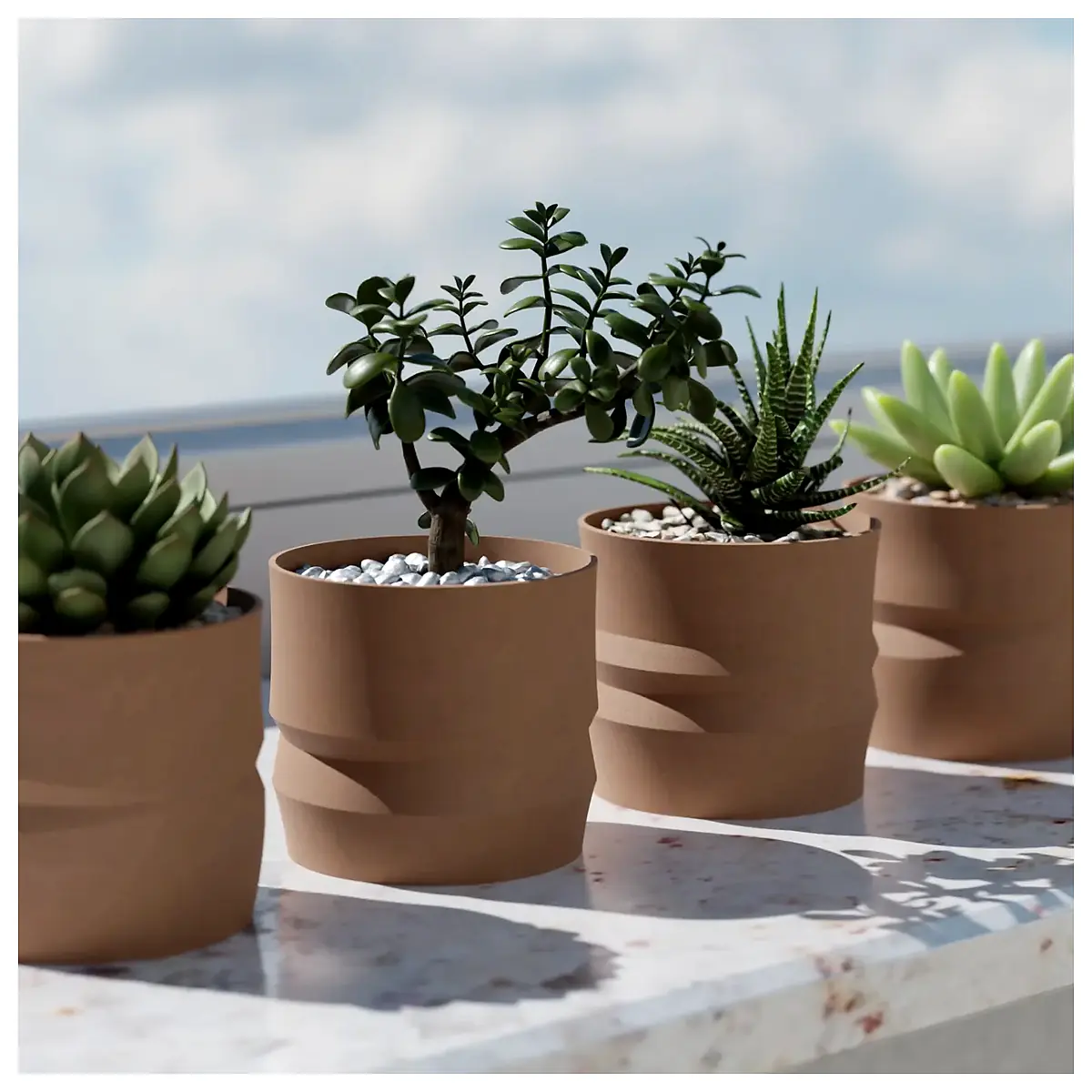 Easy Planters Ceramic Planters Potted Plants Gardening Flower Pots Plant Care Soil Pots Flower Cultivation Ceramic Planters Wholesale