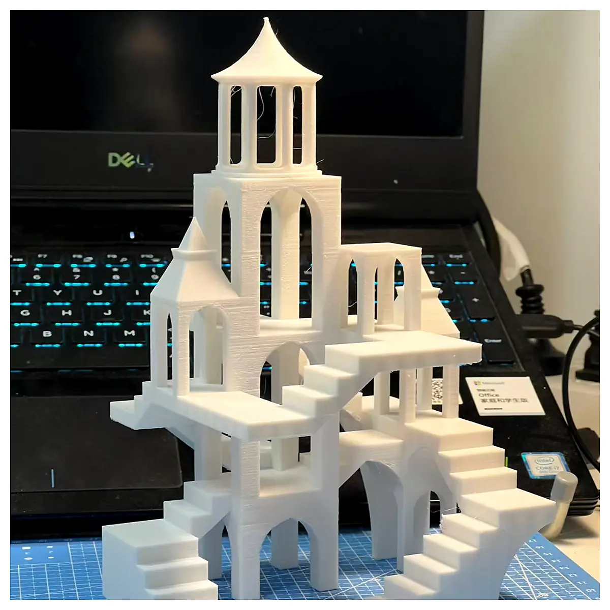 Monument Valley White Castle 10th Anniversary Game Commemorative Item Puzzle Challenge Collectible Toy