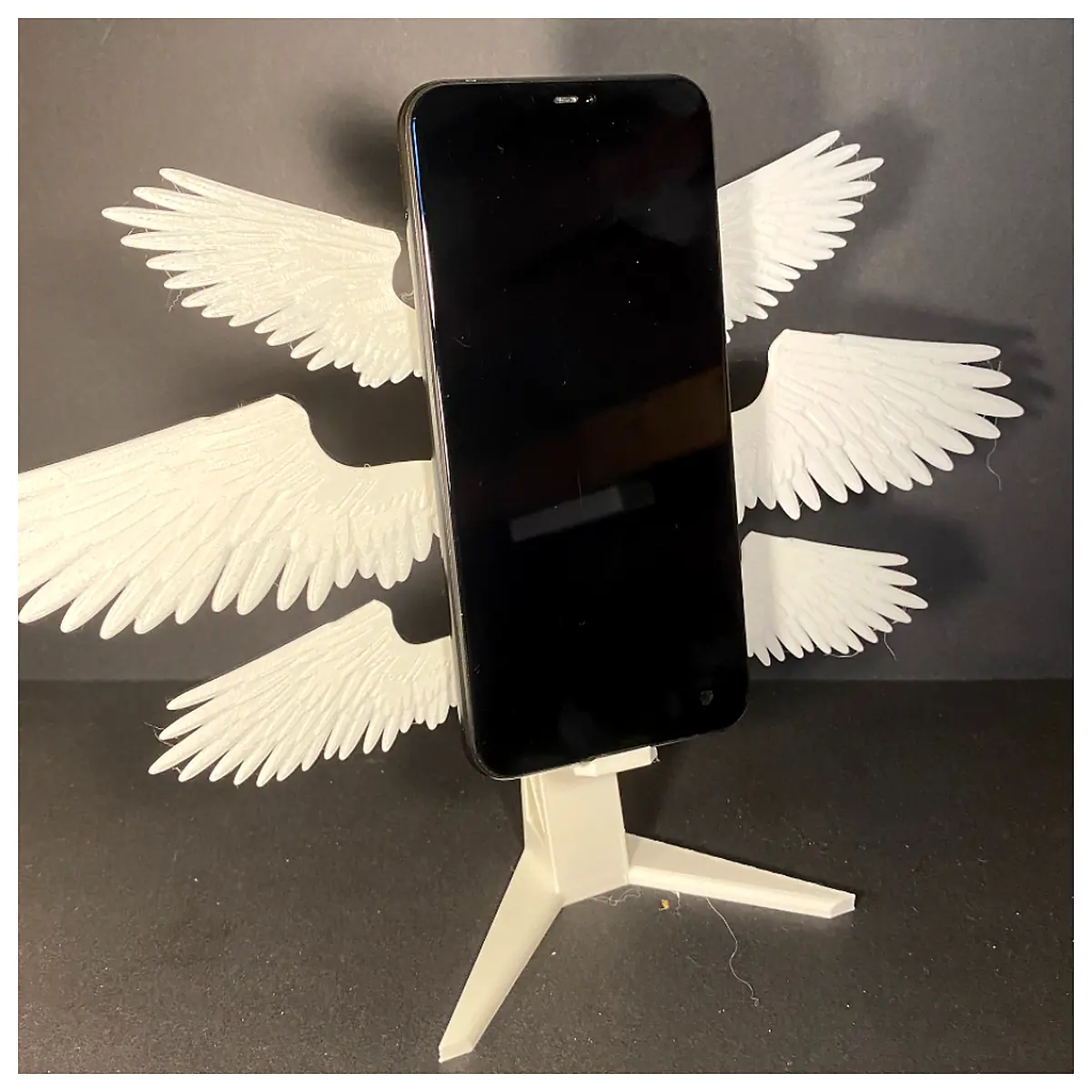 Six Wing Angel Phone Stand Foldable Holder Phone Stand Mobile Mount Adjustable Angle Desktop Car Phone Stand Accessories