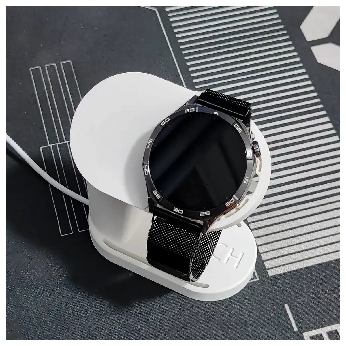 Watch GT5 Wireless Charging Stand Charger Base Dock Charging Station Compatible with GT5 Watch Smartwatch Accessories Wireless Charging