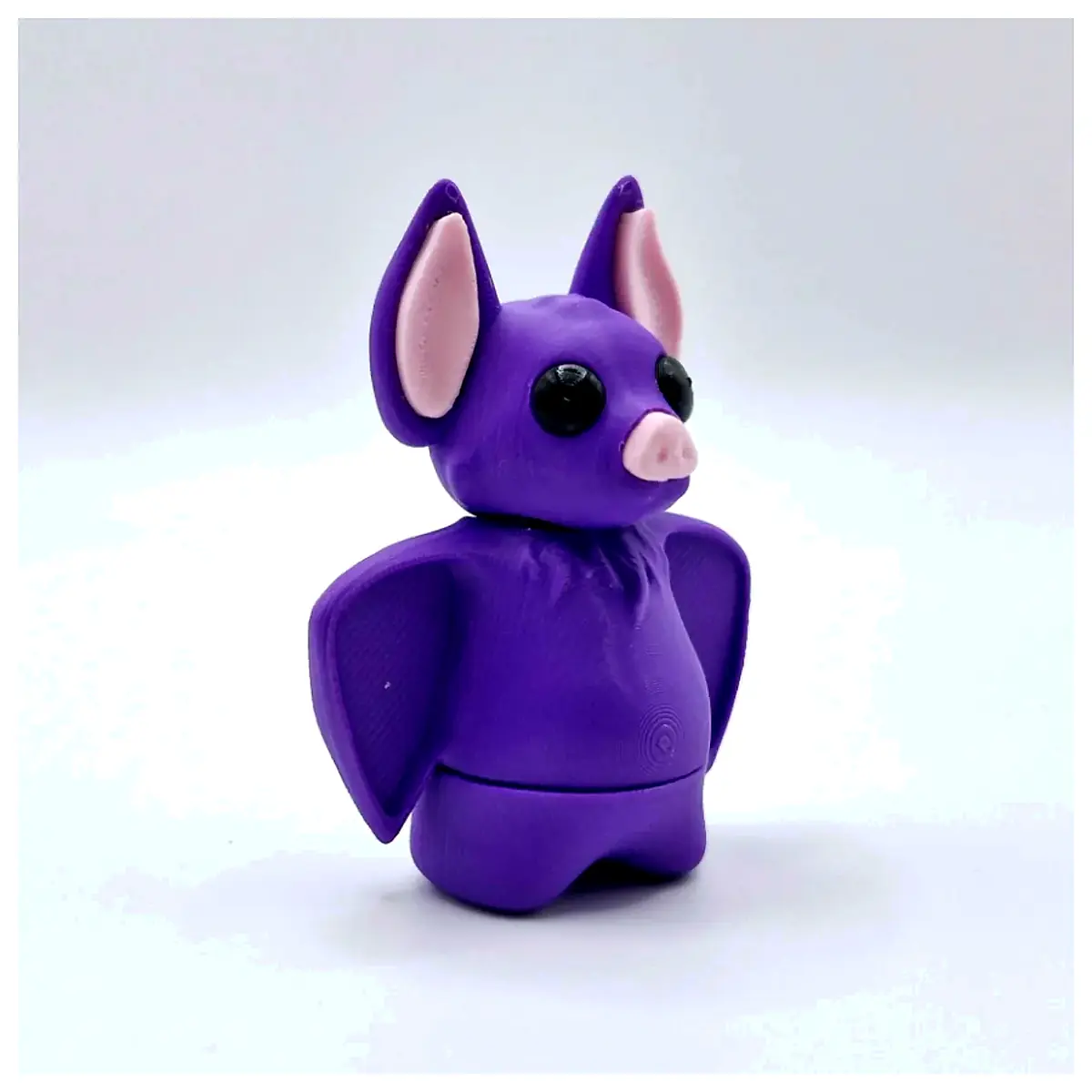 Moving Joint Bat Keychain Model Toy Decoration Bat Charm Hanging Pendant Pet Collar Keyring Fun Collectible