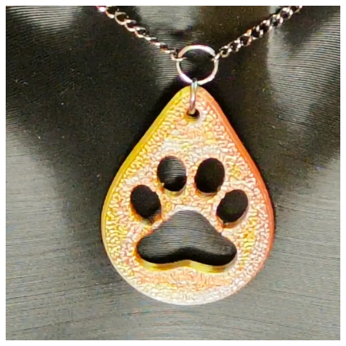 Cat Paw Print Necklace Kitten Necklace Pet Jewelry Lucky Charm Memorial Gift Pet Present Buy Wholesale