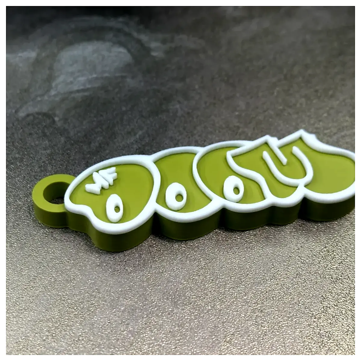 MF DOOM Keychains Hip Hop Music Collectible Memorabilia Tags Streetwear Accessories