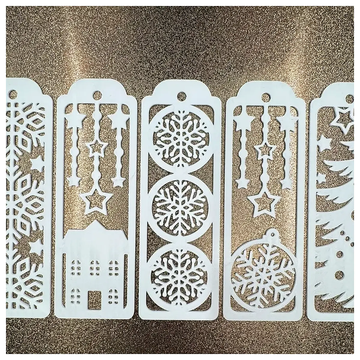 Christmas Bookmark Festive Decoration Christmas Gift Christmas Card Christmas Theme Christmas Keepsake for Holiday Reading