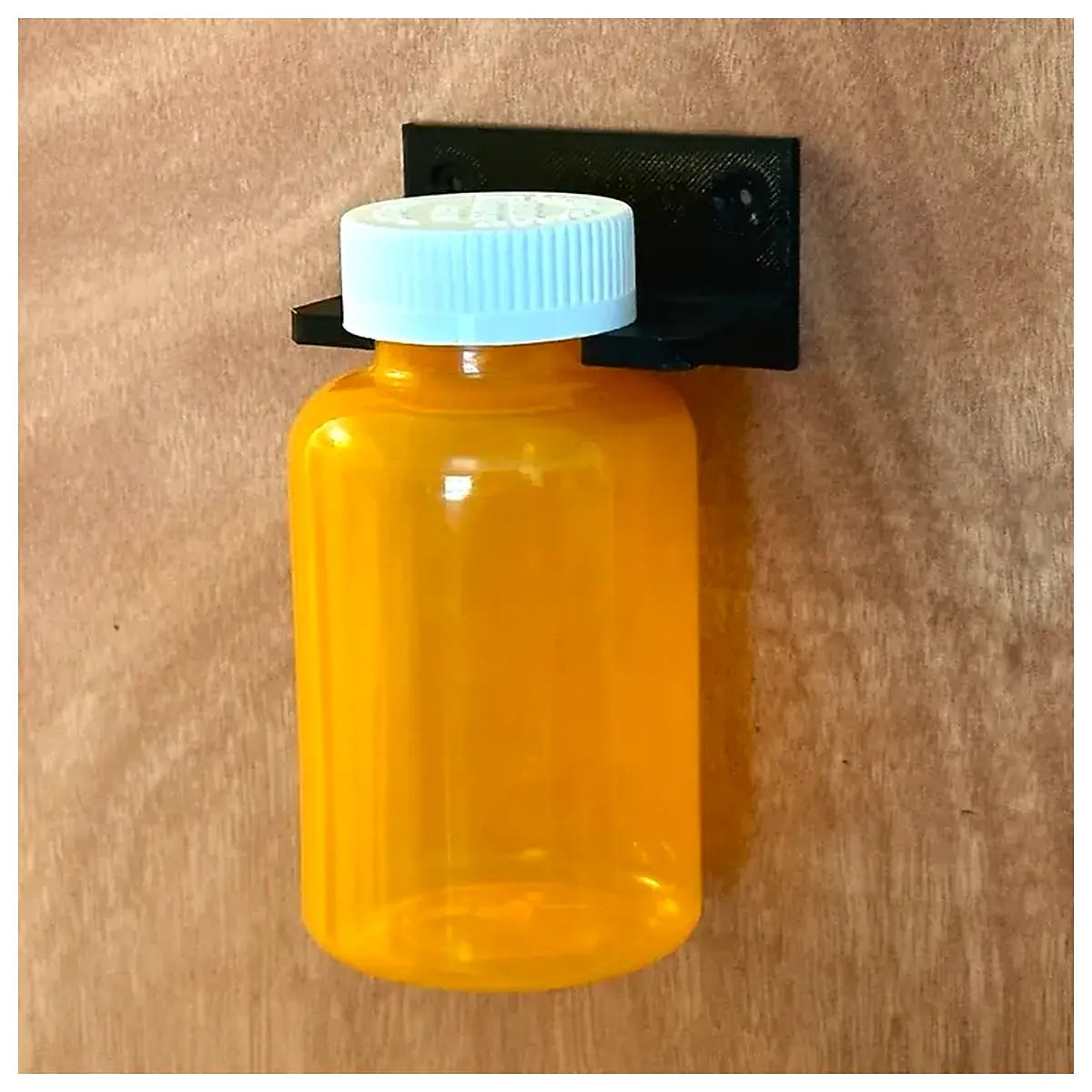 Wall Mounted Pill Organizer Shelf Medicine Storage Rack Hanging Bottle Holder Bathroom Kitchen Storage Medication Organizer Wall Mounted Shelf