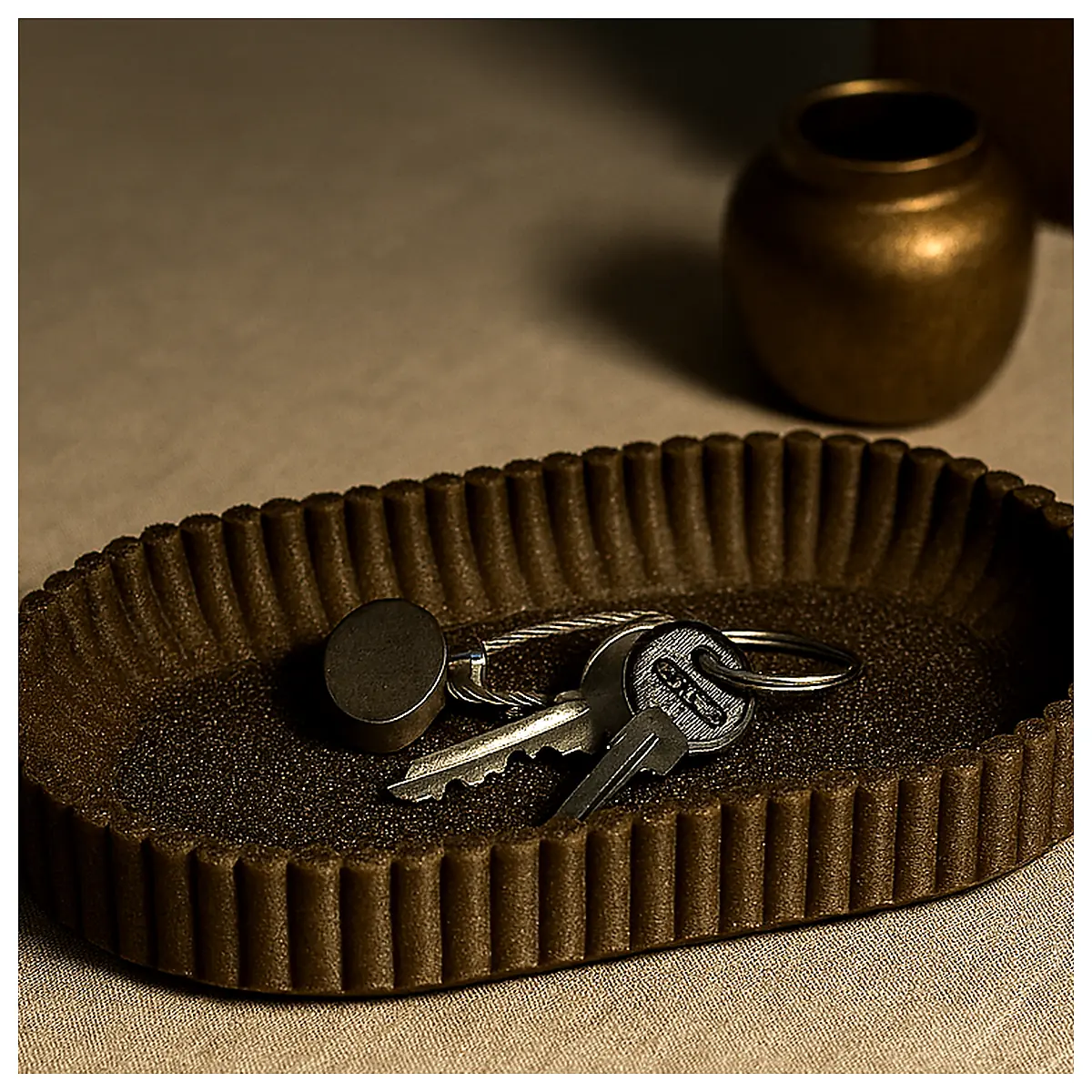 Shell Tray Organizer Key Coin Holder Storage Dish Desktop Organizer Multi Function Storage Tray Kitchen Bathroom Storage