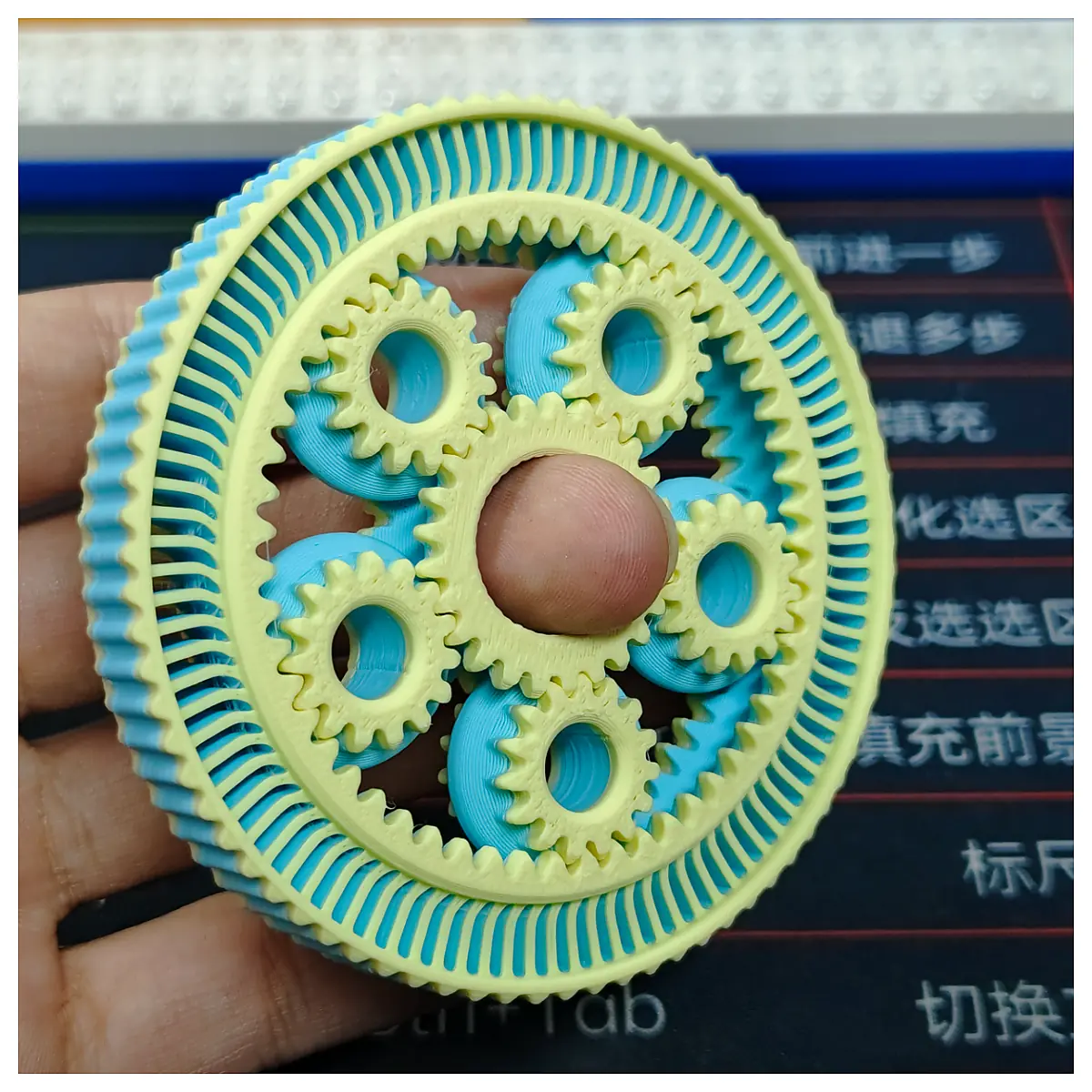 Finger Spin Planetary Gear Model Toy Gear Set Mechanical Model Science Toy Fun Toy Learning Tool Collectible