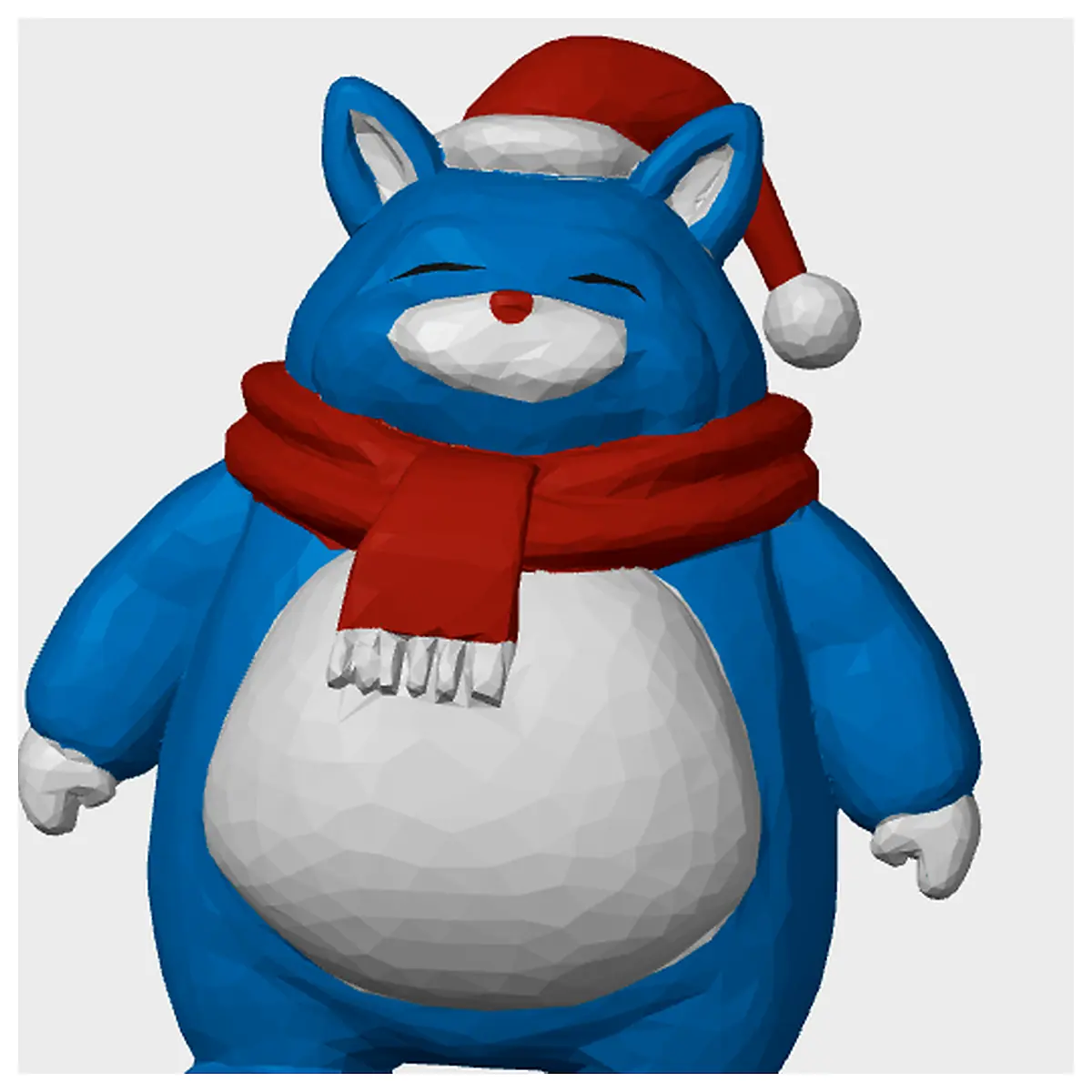 Christmas Plush Bear Solid Cute Bear Toy Holiday Gift Christmas Decoration Kids Toy Adorable Bear