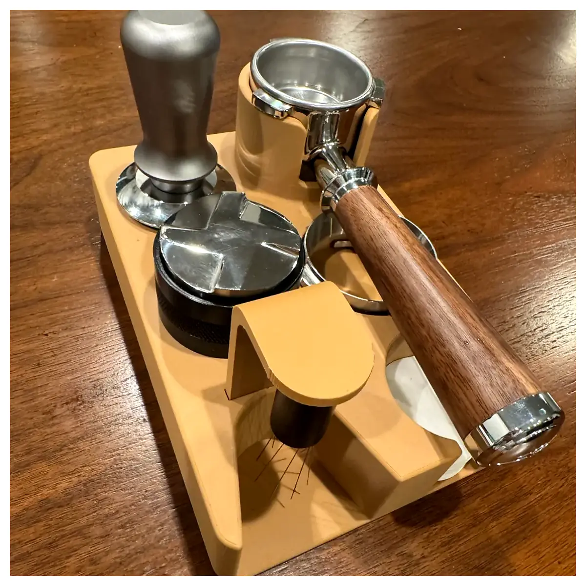 54mm Integrated Espresso Tamper Coffee Tamper Grind Crusher Powder Press Coffee Accessory Espresso Machine Parts