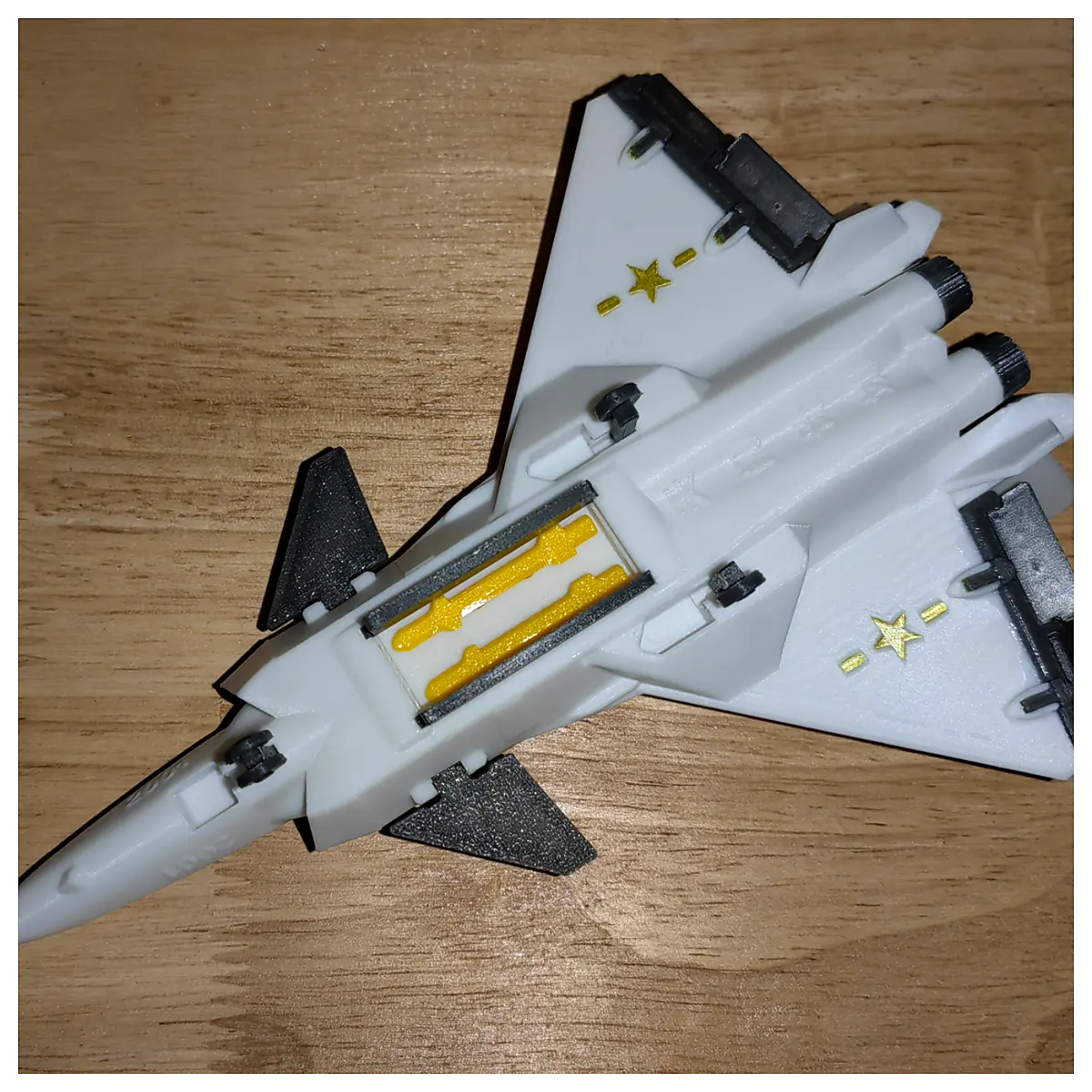 J 20D Fighter Parts Assembly Model Airplane Simulation Toy Flight Model Accessories