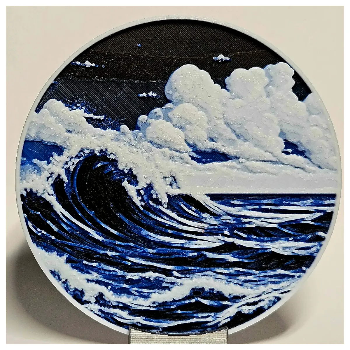Ocean Wave Coasters Non Slip Table Mat Sea Theme Cup Holder Decorative Coffee Tray Home Decor Accessories