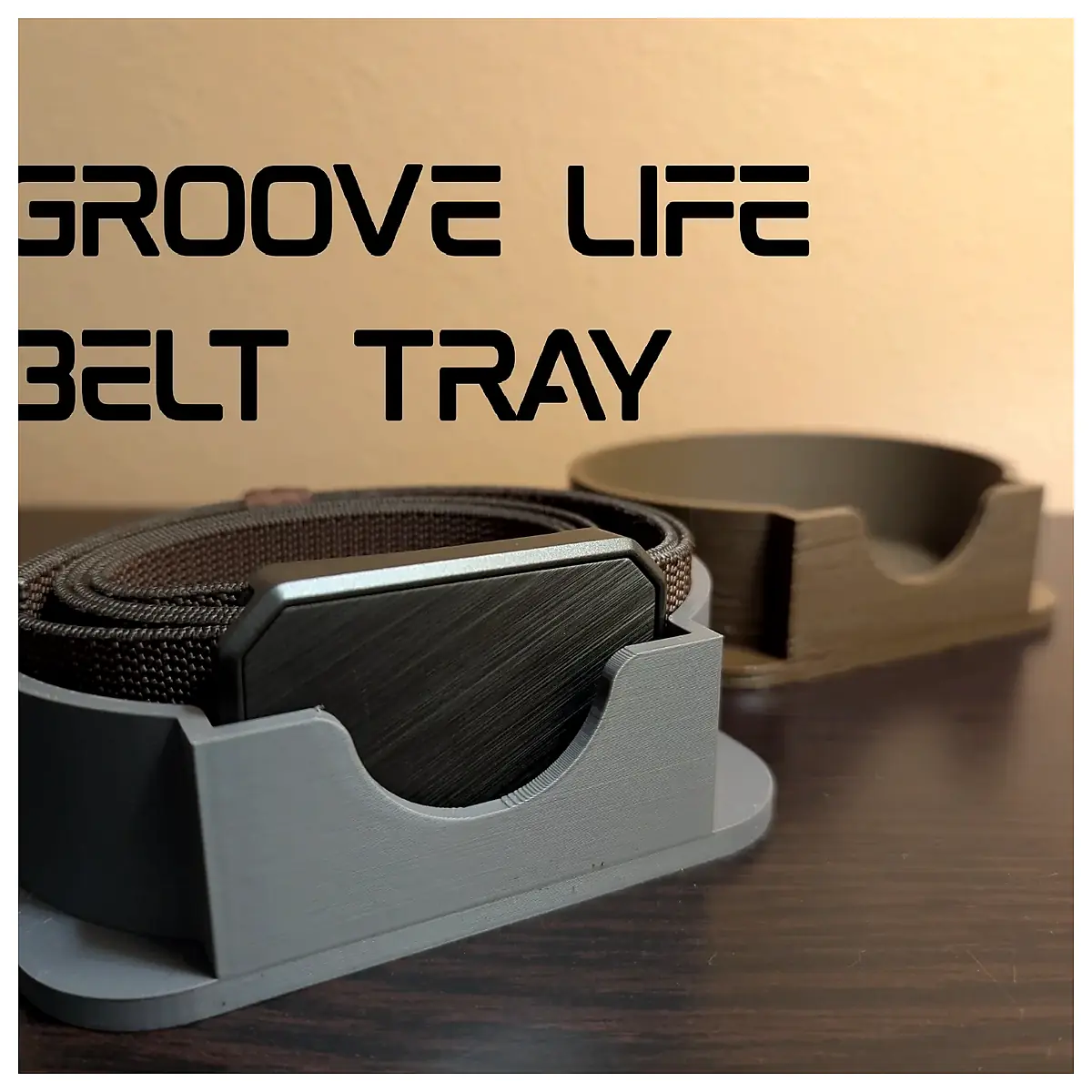 Groove Life Belt Organizer Box Accessory Storage Cord Keeper Waistband Case Fitness Gear Sport Belt Holder Storage Solution
