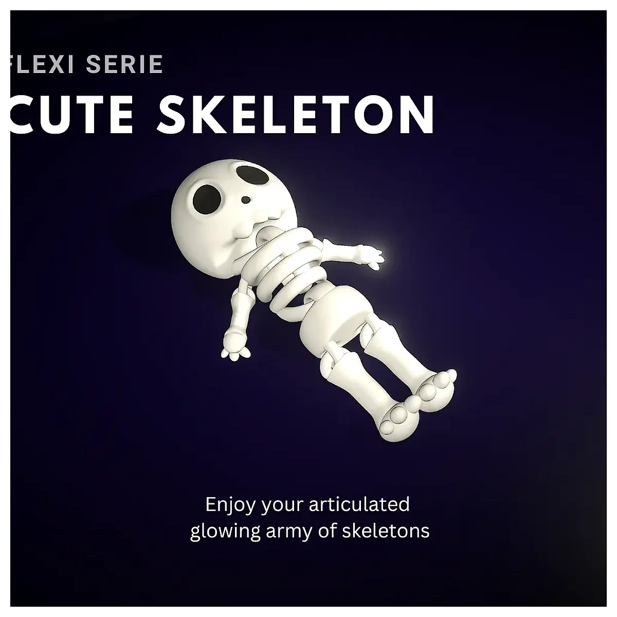Moving Skeleton Toy Funny Stress Relief Bones Model Skull Hand Figure Flexible Joints Desktop Decoration Skeleton Collection