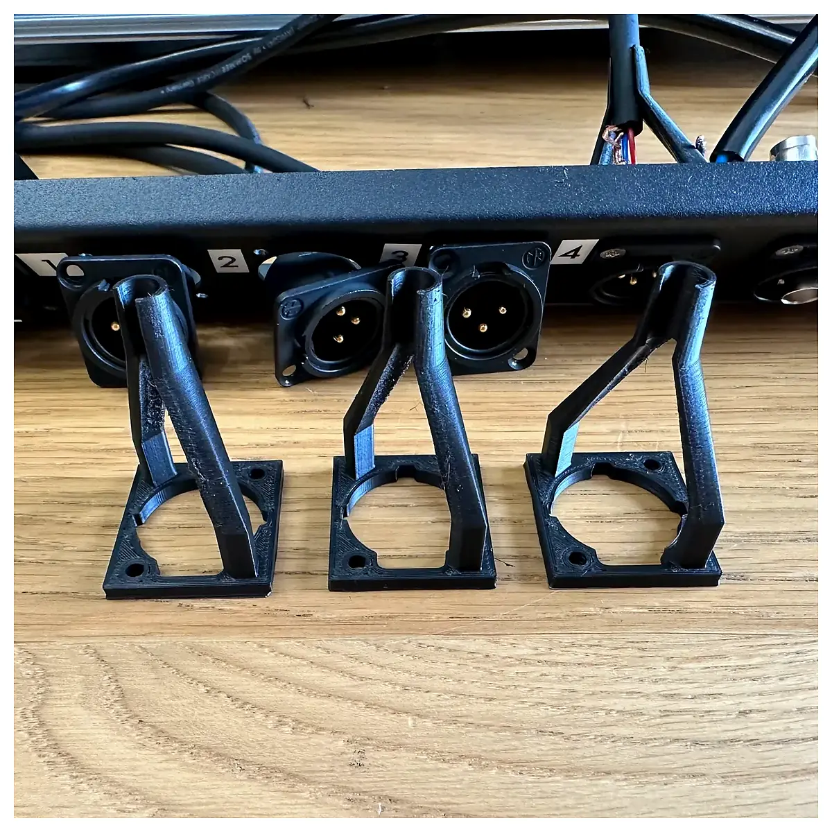 XLR Cable Mounts Robust Secure Stable Connection D Type Interface Accessories Power Accessories Maintenance Repair