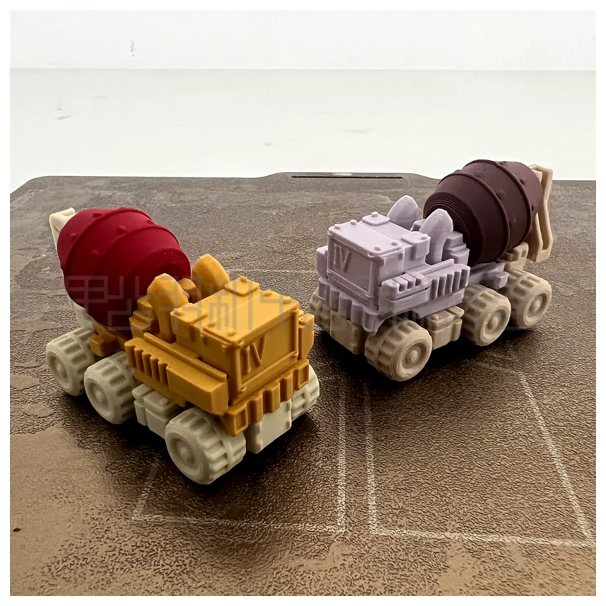 Construction Machinery Mixer Concrete Mixer Excavator Building Equipment Digging Soil