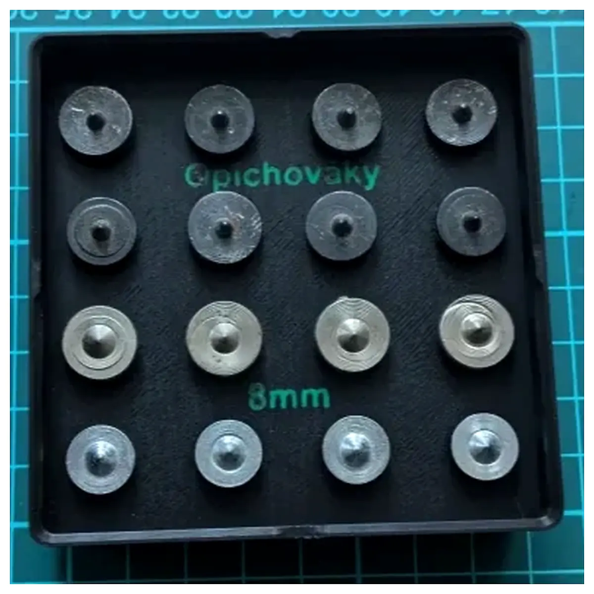 Gridfinity 2x2x3 Box 8mm Centering Pin Storage Organizer Parts Accessories Desktop Storage Solutions