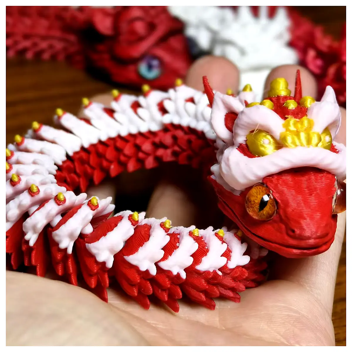 Waking Lion Snake Pet Toy Realistic Snake Toy Pet Decoration Snake Play Toy