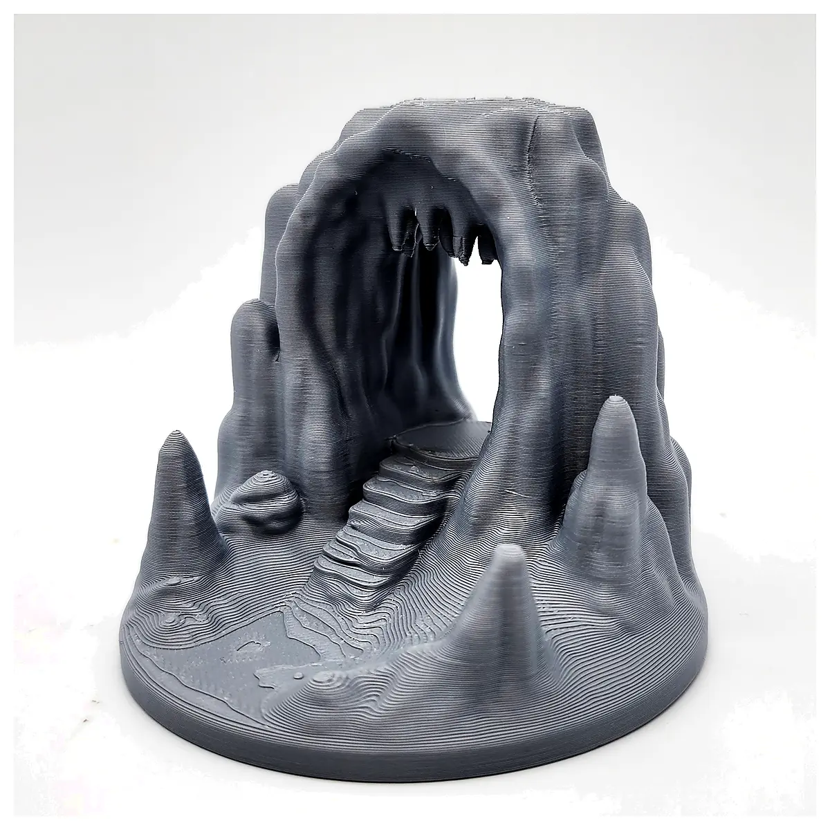 Stairway Cave Entrance Exit Model Miniature Cave Landscape Decoration Building Model Outdoor Garden Micro Landscape Accessories Yard Decoration