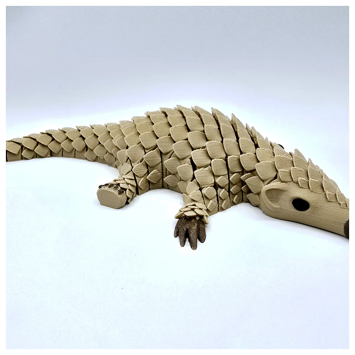 Moving Pangolin Toy Model Realistic Animal Figure Collection Role Play Puzzle Toy Kids Gift