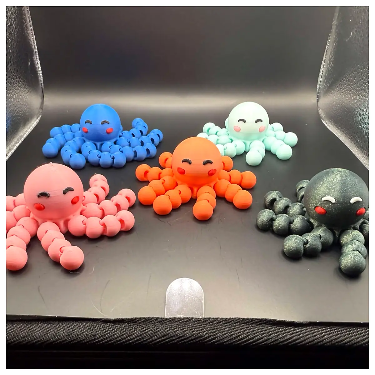 Cute Kawaii Small Squishy Octopus Soft Plush Sensory Toy Desk Decoration Kids Gift Tactile Fun
