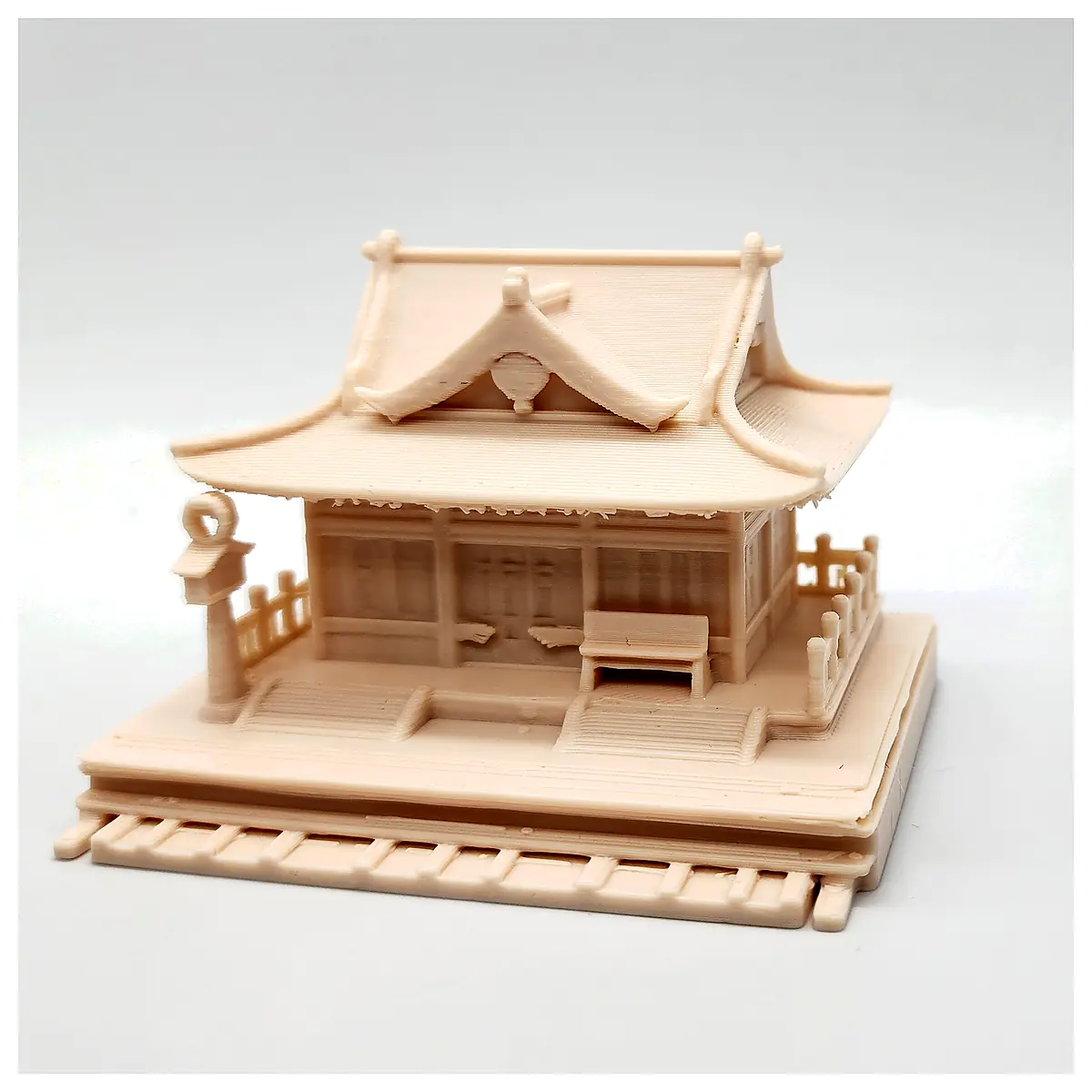 Japanese Train Station Model Realistic Railway Scale Model Miniature Decoration Train Enthusiast Collection Scenic Display