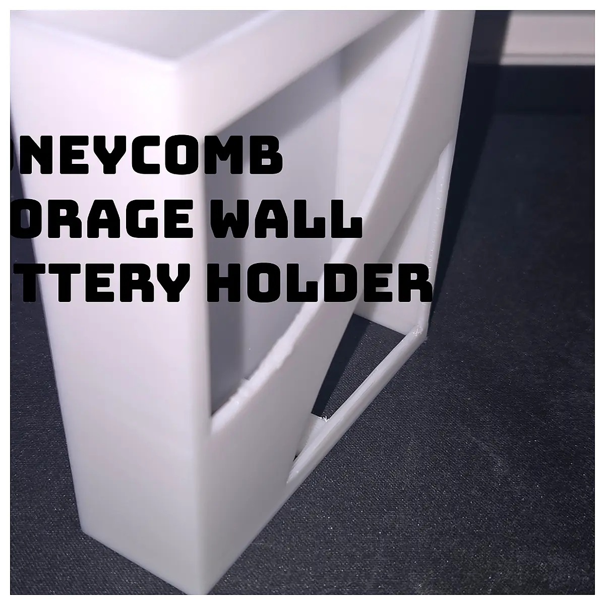 Honeycomb Storage Wall Battery Holder Mount Wall Accessory Battery Support Bracket Phone Holder Accessory
