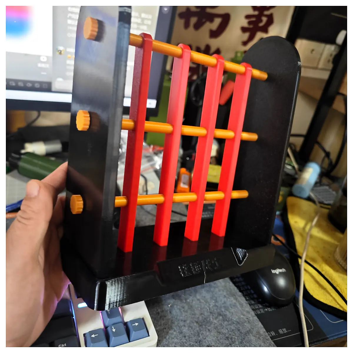Wudan Core Line Holder Pure Cotton Line Holder Structure Core Line Pure Print Silk Line Holder Accessories Line Tools