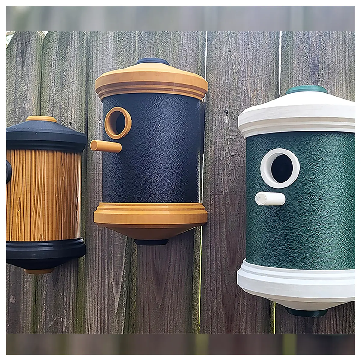 Elegant Half Round Birdhouse Bird Nest Bird Haven Bird Feeder Outdoor Birdhouse Bird Supplies Bird Perch Shelter
