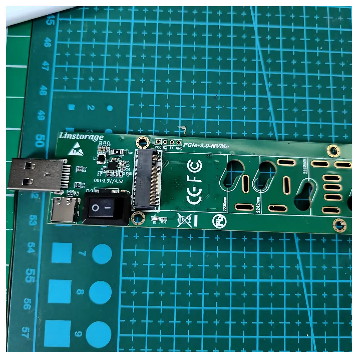 M 2 NVME SSD Adapter Card Interface Support U3 U4 Read Write Testing Speed Optimization