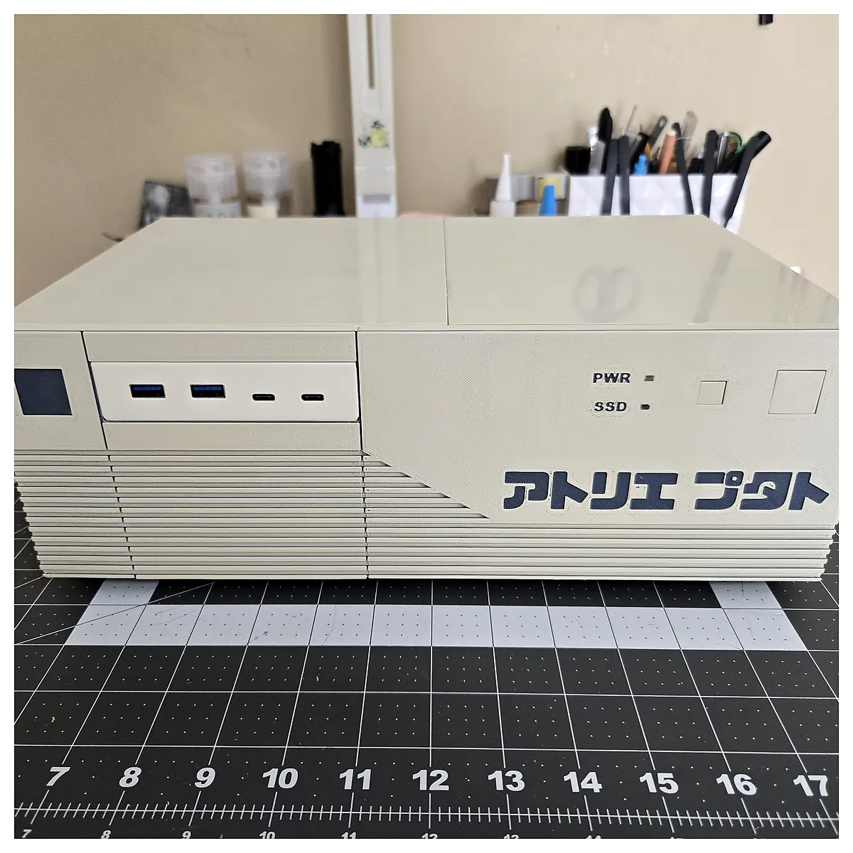 Retro Mini ITX Case Computer Chassis Cooling Compatibility Assembly Unique Style