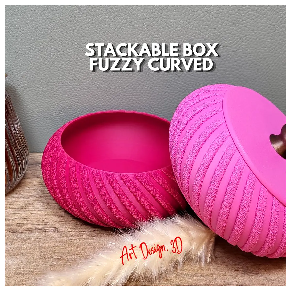 Stackable Faux Fur Jewelry Box Organizer Layered Faux Fur Box Jewelry Holder Velvet Box Multi Compartment