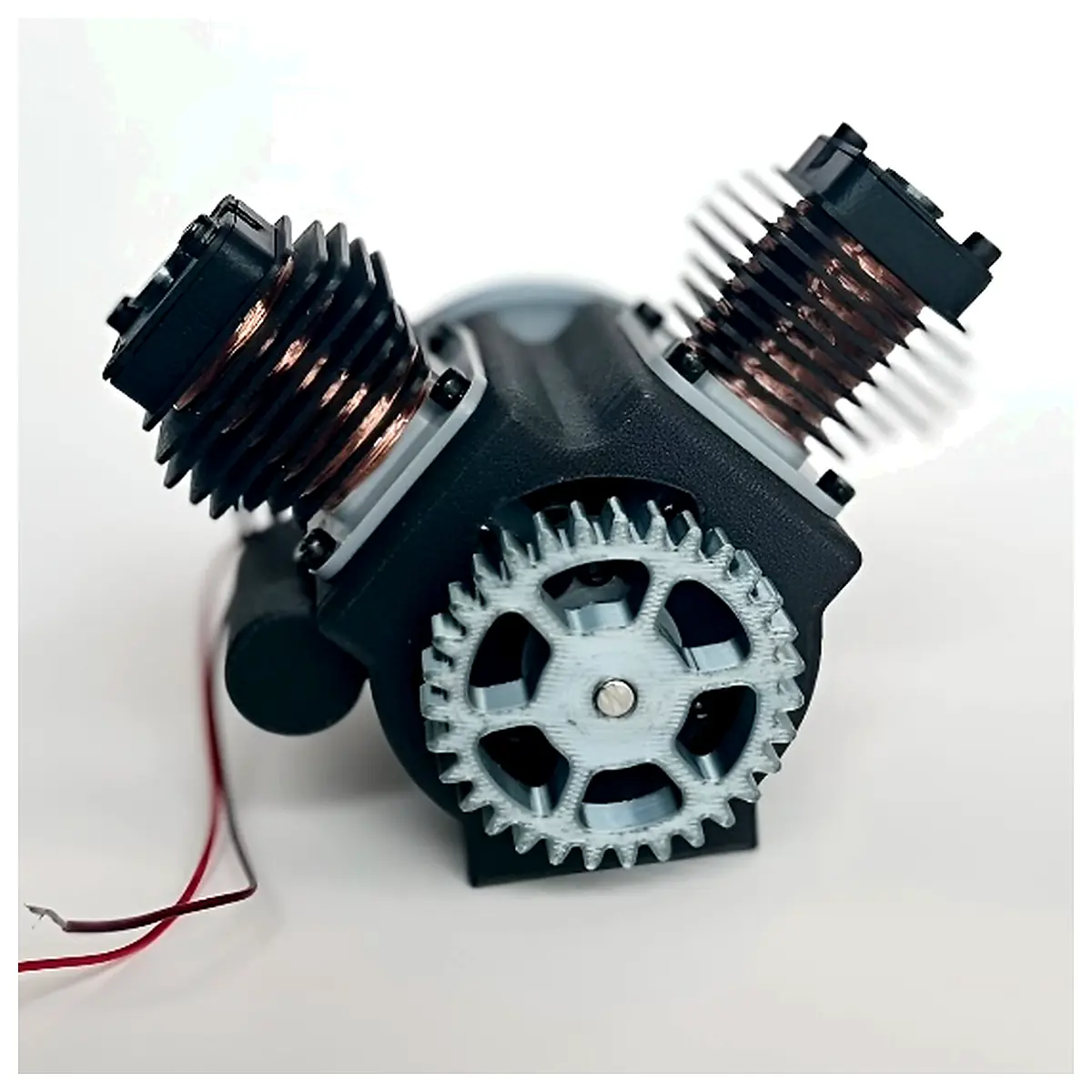 V Type Electromagnetic Engine Electric Work Engine Parts Repair Universal Engine Powerful Motor